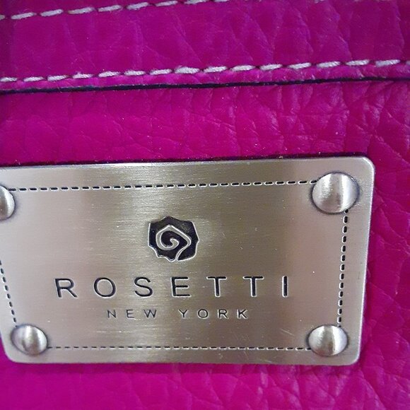 Rosetti Pink Purse w/Snap Closure, Front Zipper Wallet for Credit Cards & Cash. - Picture 2 of 3